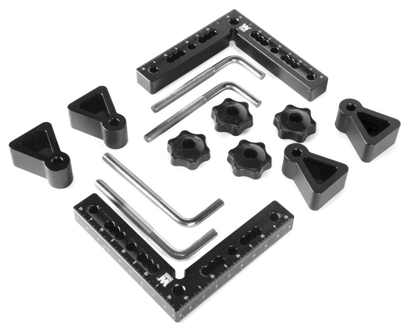WEN 4.5-Inch 90-Degree Precision Positioning Squares and Setup Blocks with Laser-Etched Scales (ME900L) - Image 1